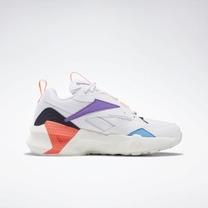 Adidasy Damskie Reebok Aztrek Double Nu Pops Białe/Fioletowe PL 83UJRWH